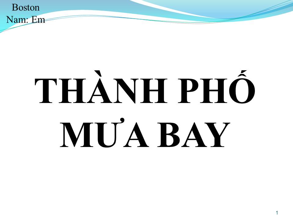 Lời bài hát THÀNH PHỐ MƯA BAY