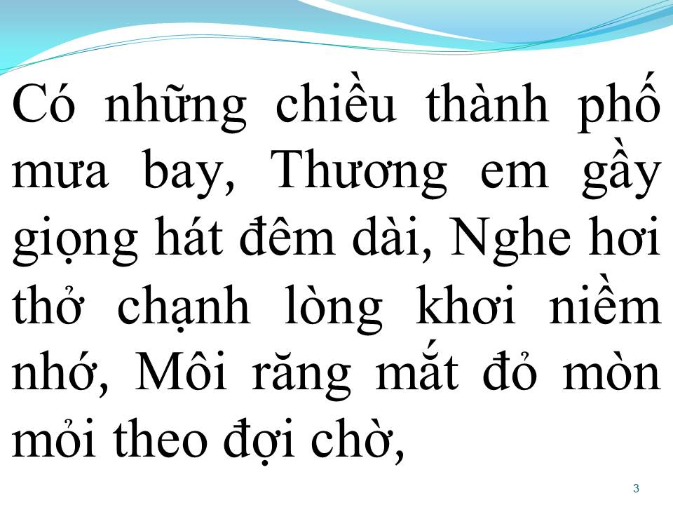 Lời bài hát THÀNH PHỐ MƯA BAY