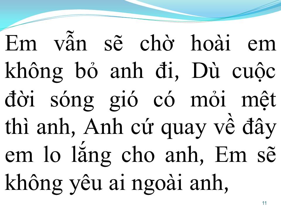 Lời bài hát VỀ ĐÂY EM LO