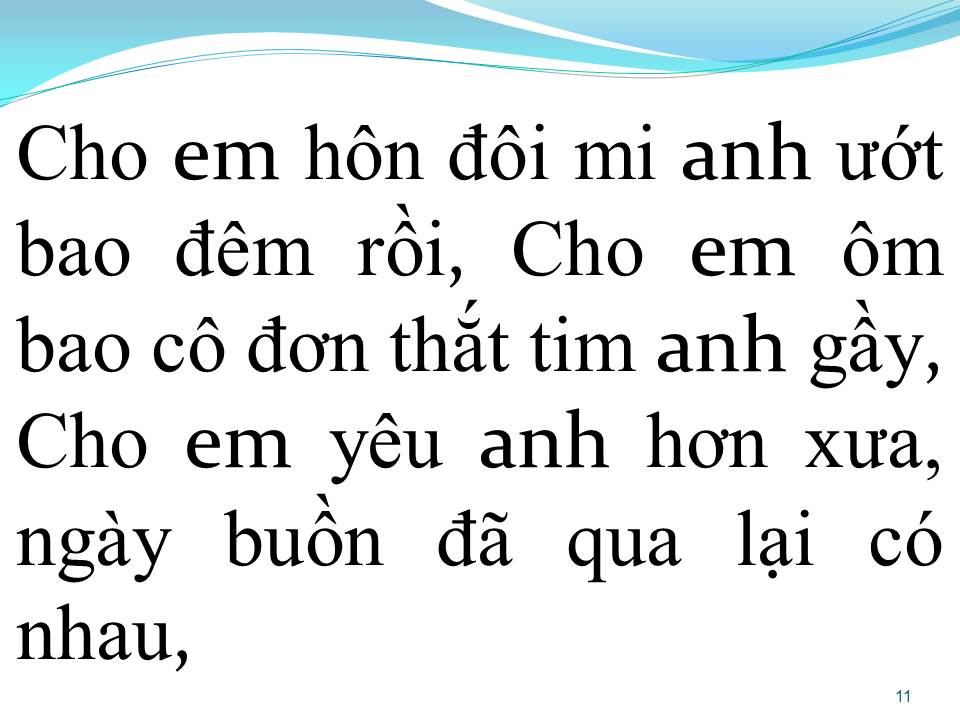Lời bài hát MONG MANH TÌNH VỀ