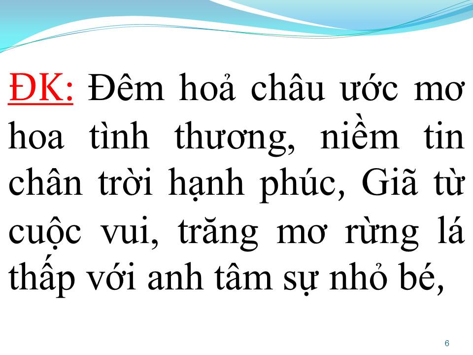 Lời bài hát TÂM SỰ NHỎ BÉ