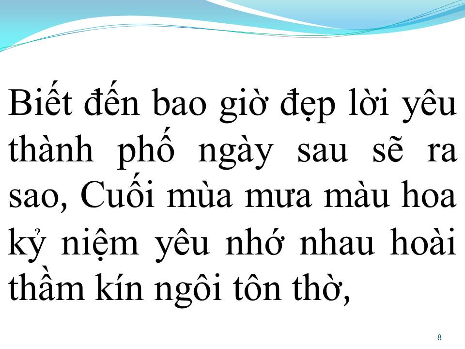 Lời bài hát TÂM SỰ NHỎ BÉ