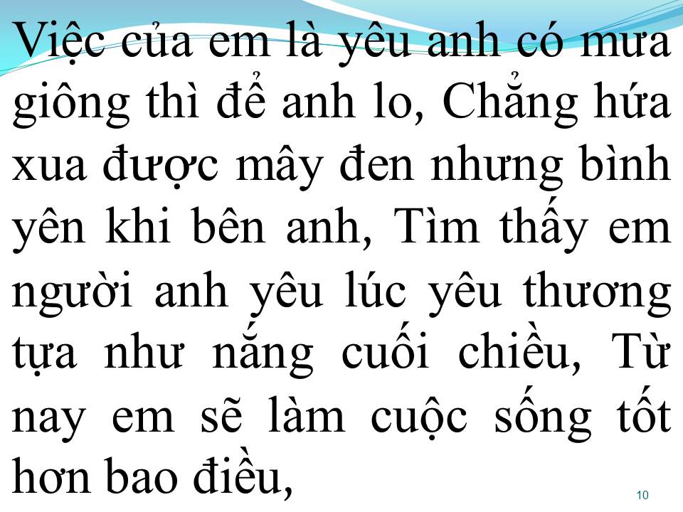 Lời bài hát ĐÚNG NGƯỜI ĐÚNG THỜI ĐIỂM