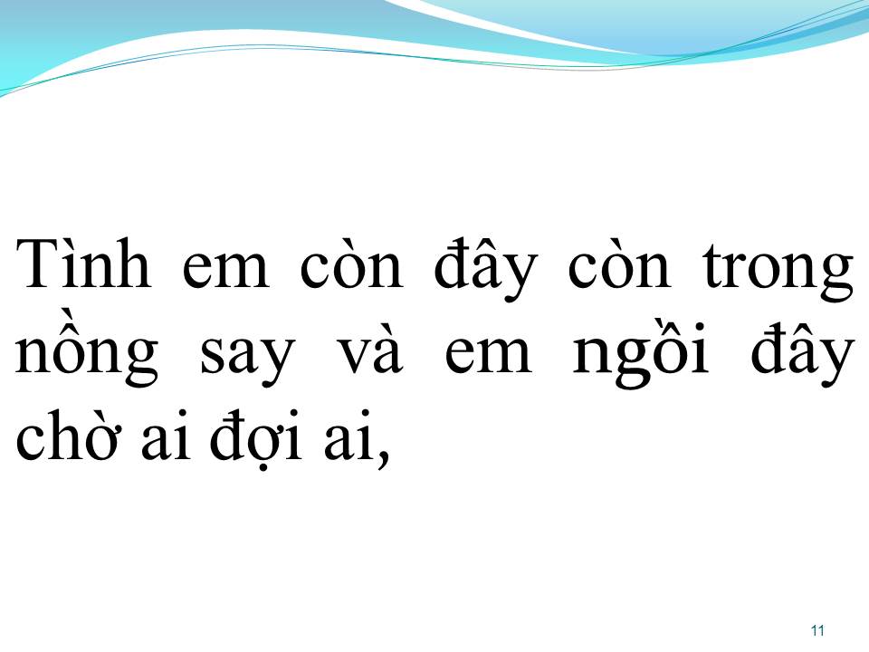 Lời bài hát TRỐNG VẮNG