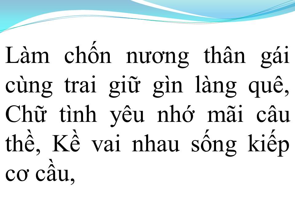 Lời bài hát LÀNG GỐM QUÊ TÔI