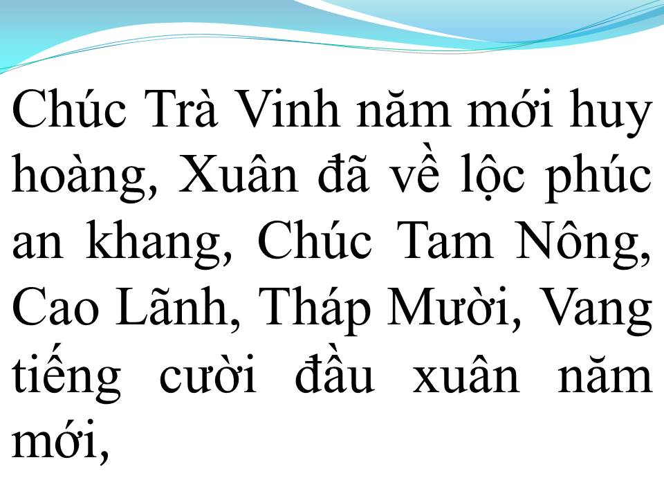 Lời bài hát TẾT MIỀN TÂY