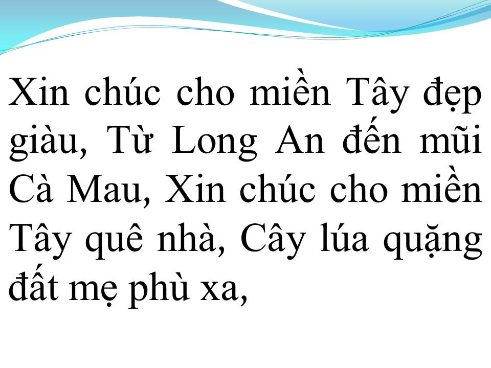 Lời bài hát TẾT MIỀN TÂY