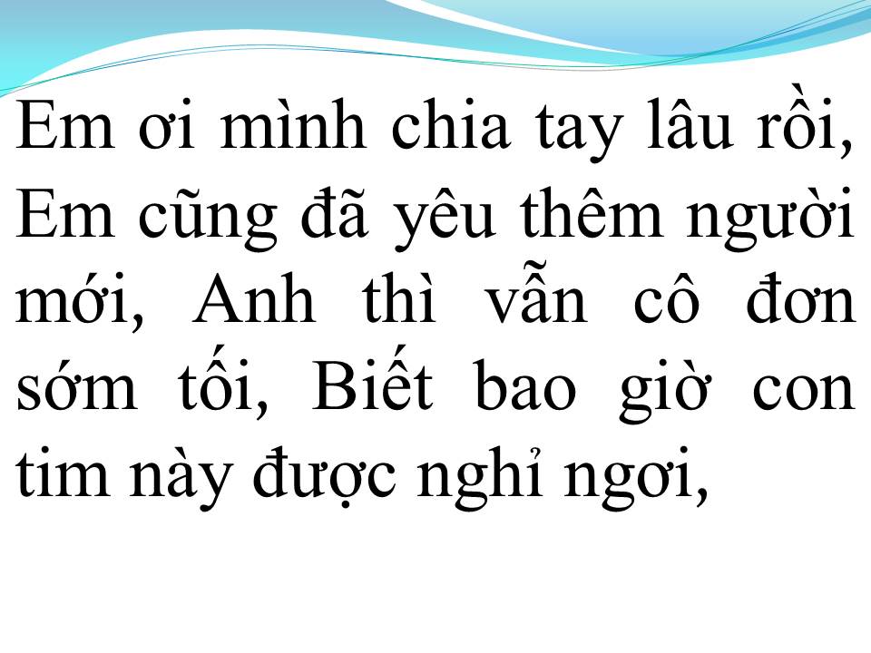 Lời bài hát CUỘC VUI CÔ ĐƠN