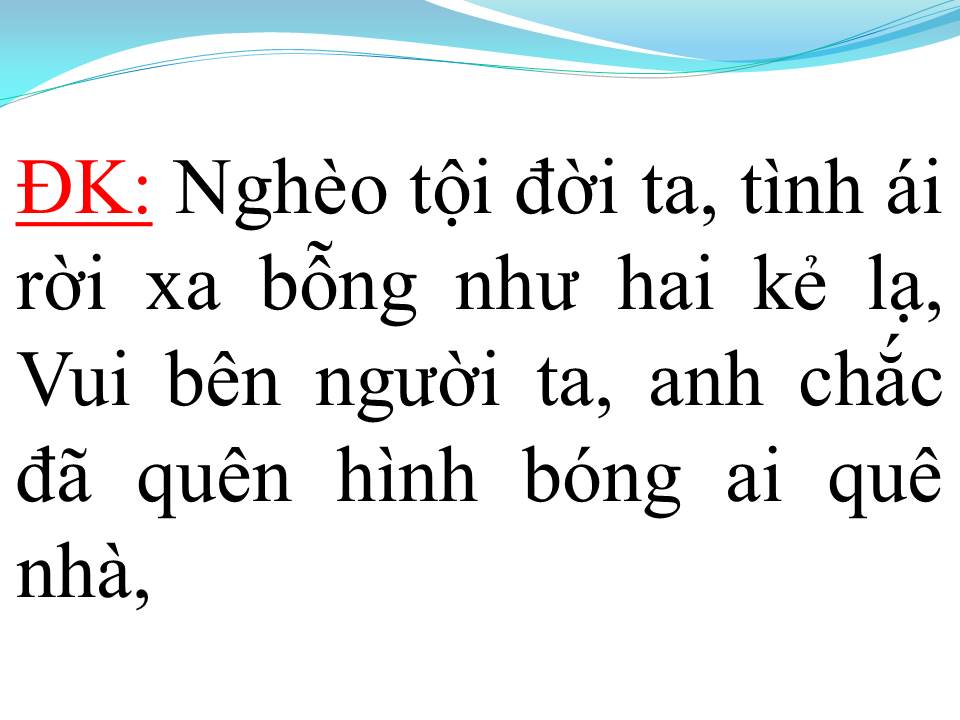 Lời bài hát KHÔNG DUYÊN PHẬN
