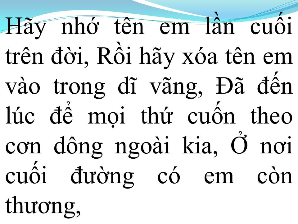 Lời bài hát NỖI ĐAU MANG TÊN ANH