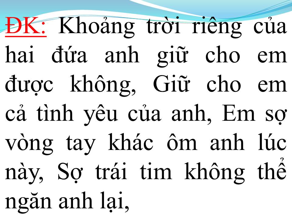 Lời bài hát NỖI ĐAU MANG TÊN ANH