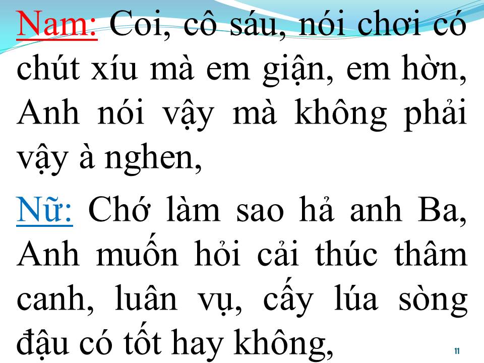 Lời bài hát CÔ GÁI TƯỚI ĐẬU (TÂN CỔ)