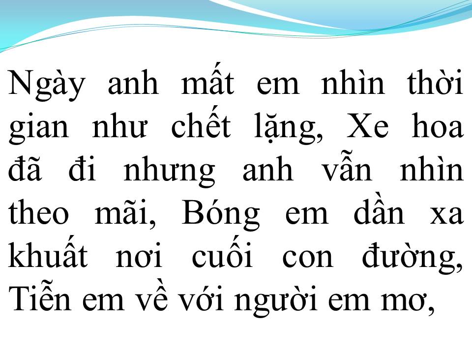 Lời bài hát TIỄN EM THEO CHỒNG