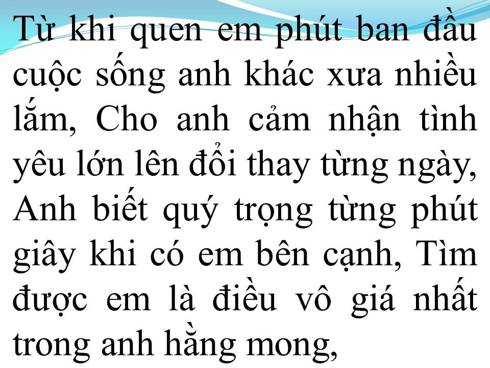 Lời bài hát EM SẼ LÀ CÔ DÂU