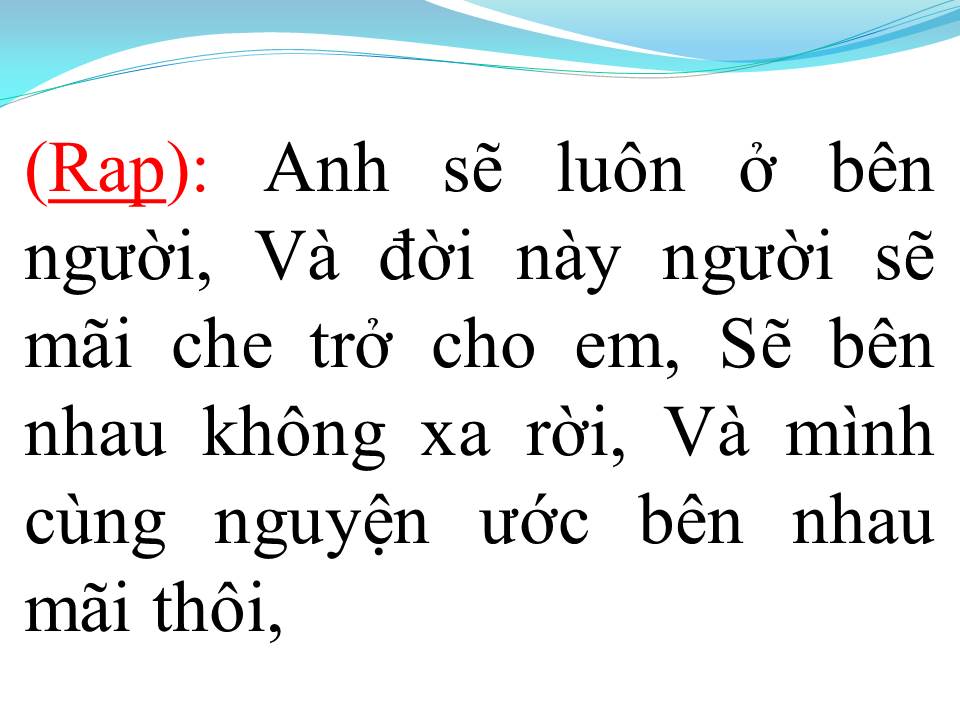 Lời bài hát EM SẼ LÀ CÔ DÂU