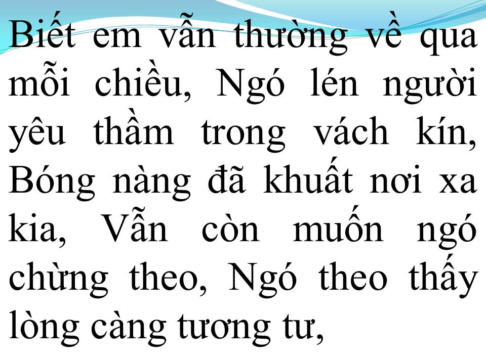 Lời bài hát GỬI NGƯỜI CHUNG XÓM