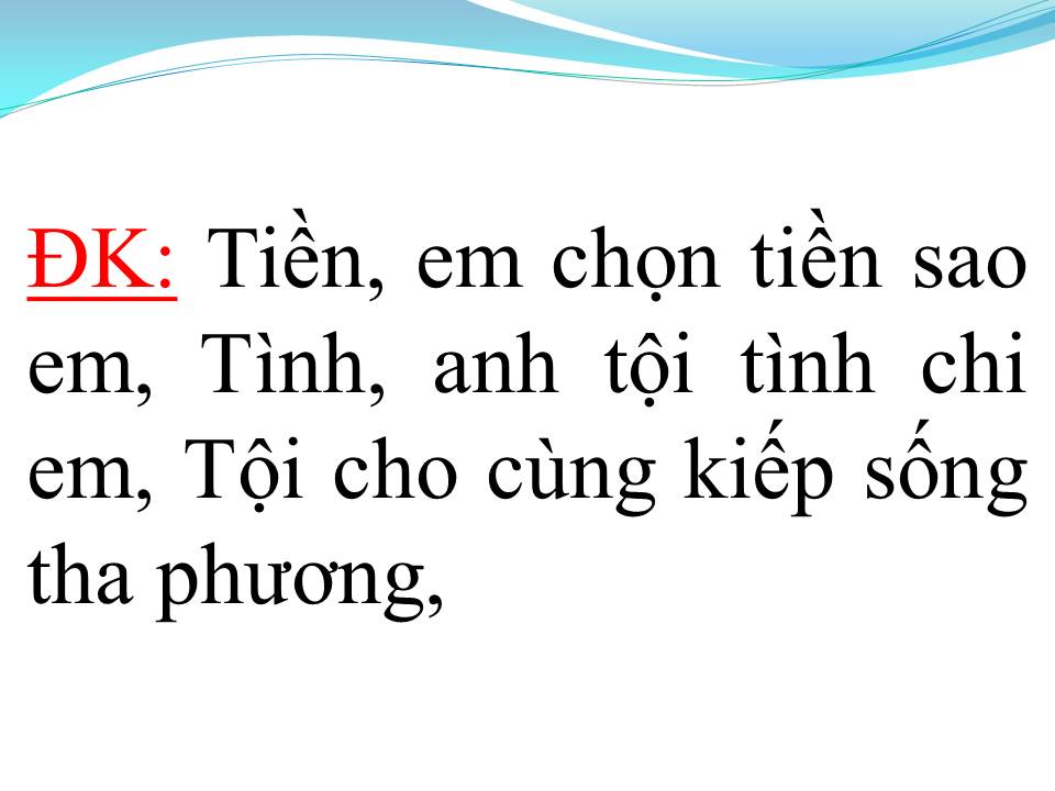 Lời bài hát KHÔNG LỐI THOÁT