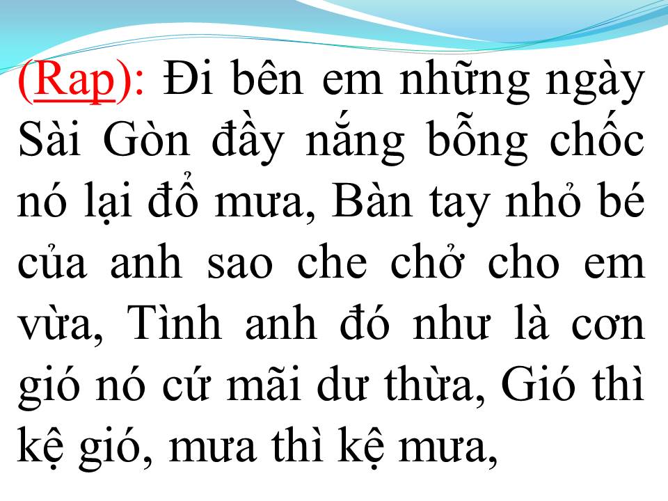 Lời bài hát EM HAY LẮM
