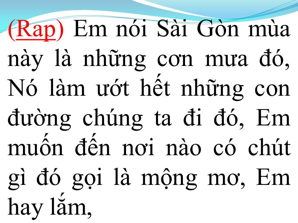 Lời bài hát EM HAY LẮM