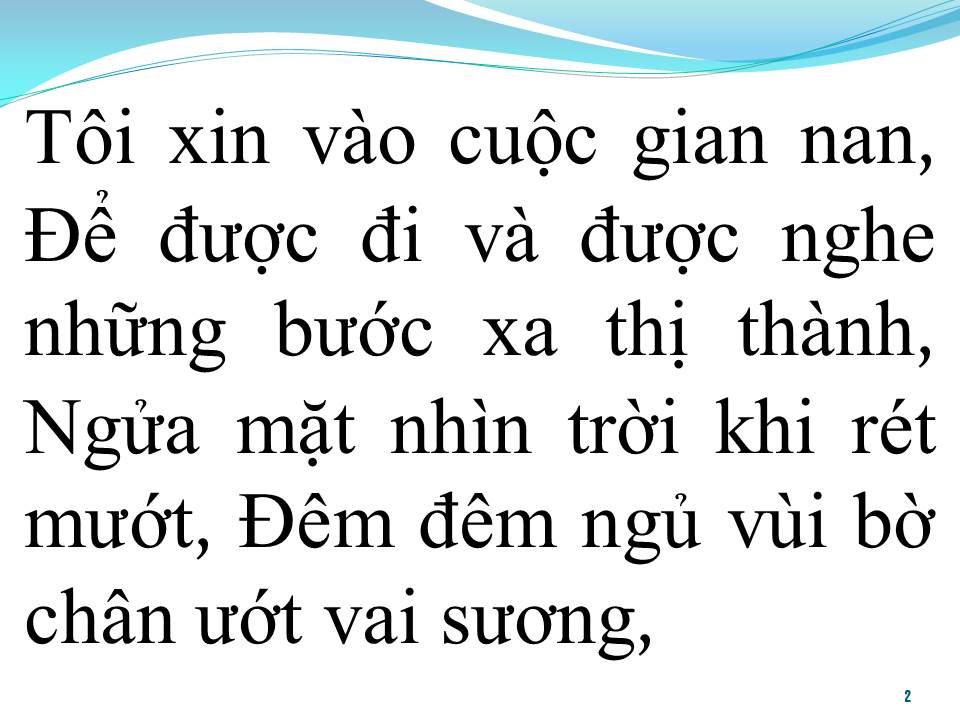 Lời bài hát NGƯỜI NHẬP CUỘC