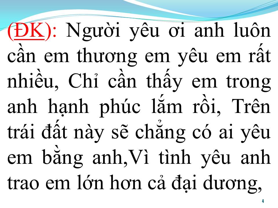 Lời bài hát HÃY LÀ CỦA RIÊNG ANH