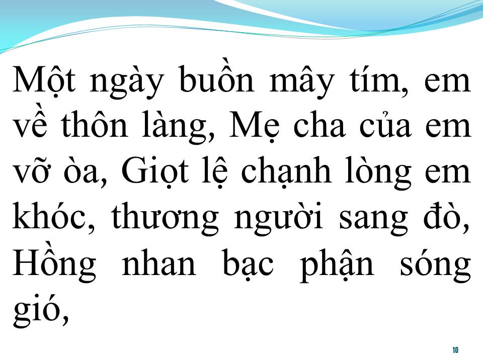 Lời bài hát BẠC PHẬN