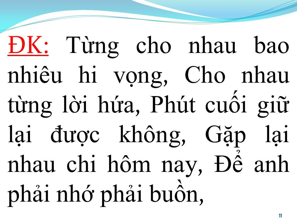 Lời bài hát TỪNG CHO NHAU
