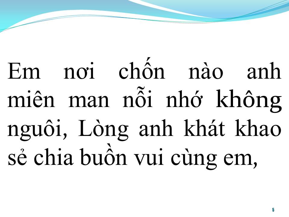 Lời bài hát BẢN TÌNH CA ĐẦU TIÊN