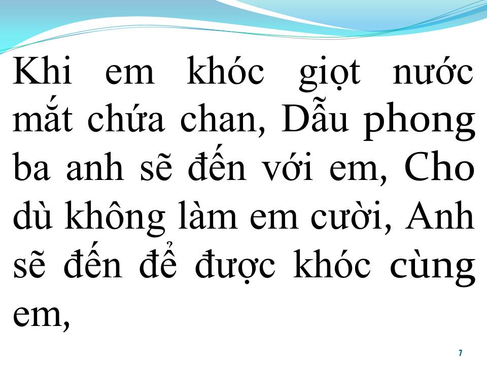 Lời bài hát BẢN TÌNH CA ĐẦU TIÊN