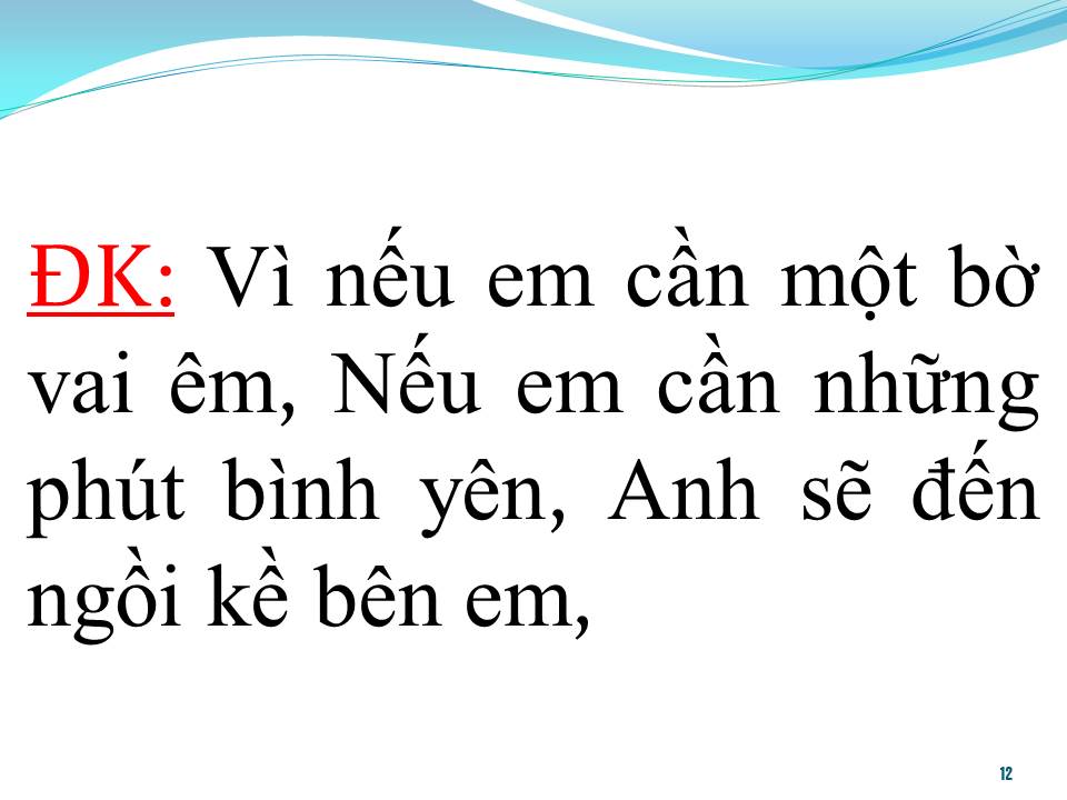 Lời bài hát BẢN TÌNH CA ĐẦU TIÊN