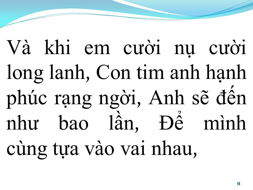 Lời bài hát BẢN TÌNH CA ĐẦU TIÊN