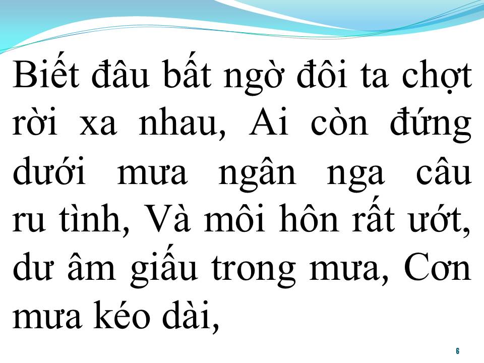 Lời bài hát CÓ KHI NÀO RỜI XA