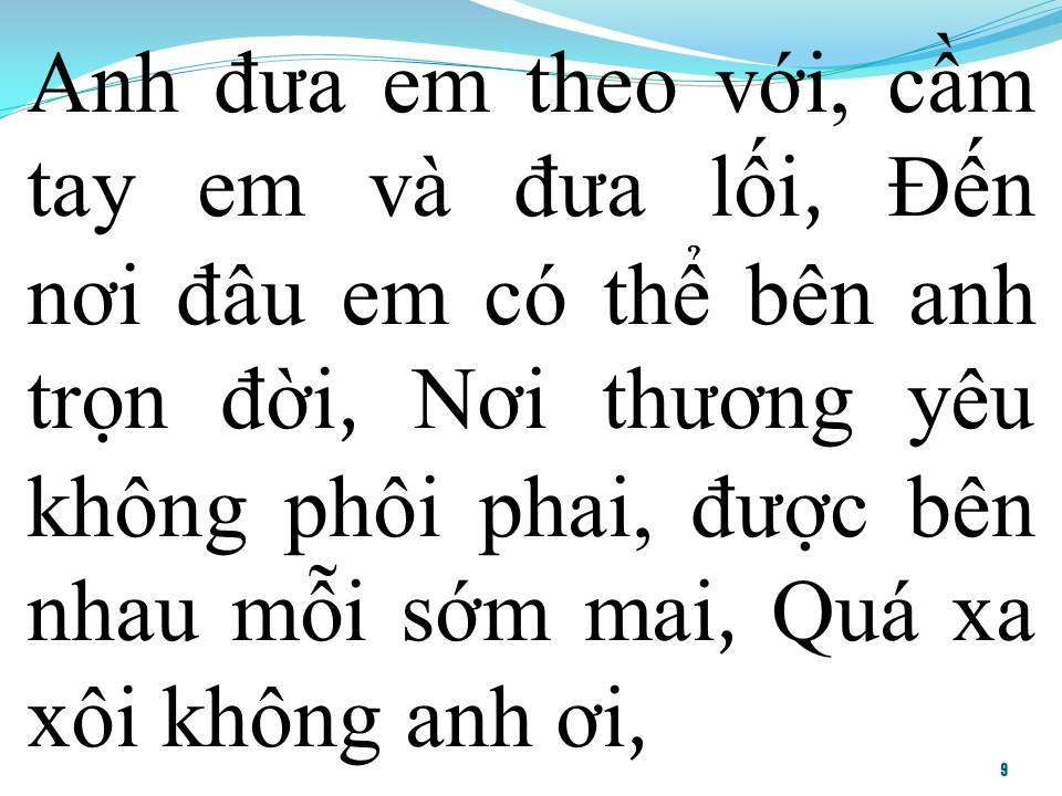 Lời bài hát CÓ KHI NÀO RỜI XA