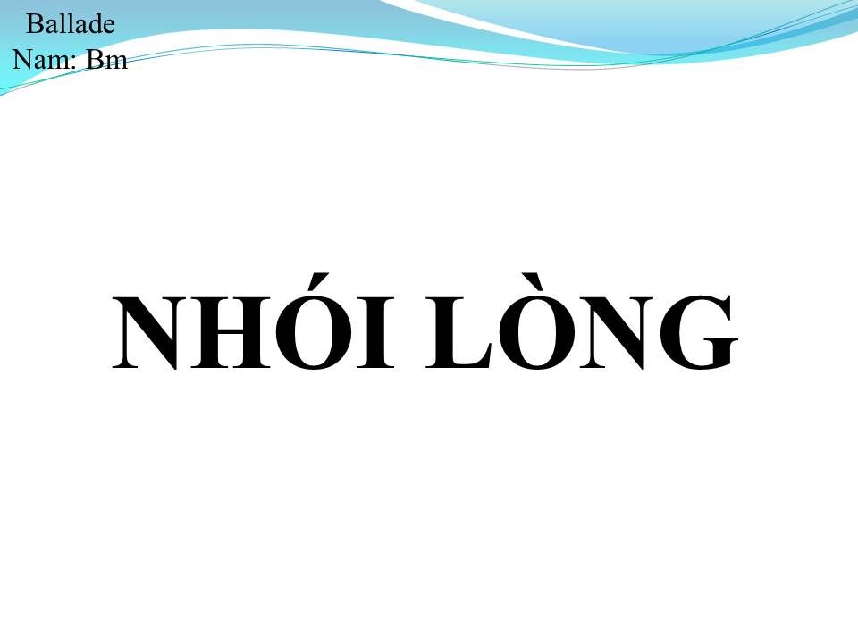 Lời bài hát NHÓI LÒNG