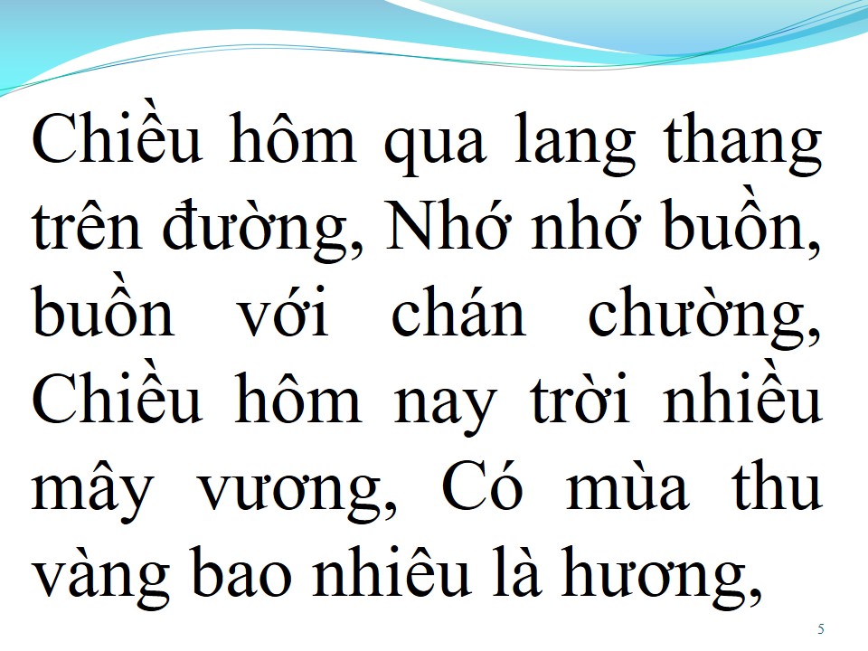 Lời bài hát THU VÀNG