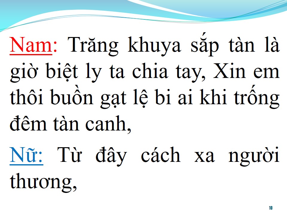Lời bài hát TÌNH CHÀNG Ý THIẾP (SONG CA)
