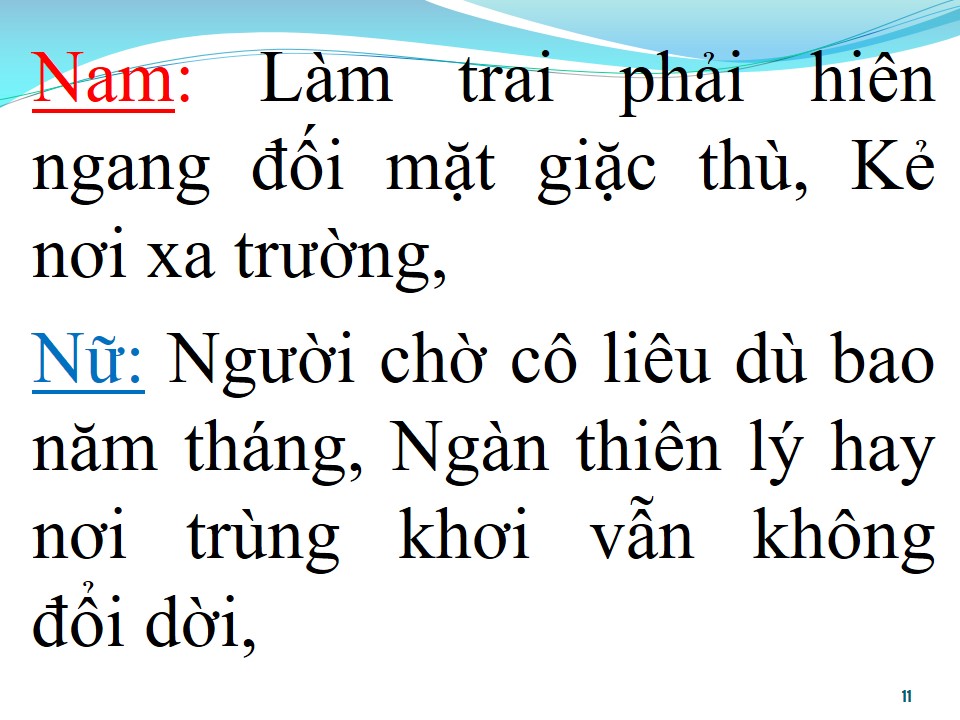 Lời bài hát TÌNH CHÀNG Ý THIẾP (SONG CA)