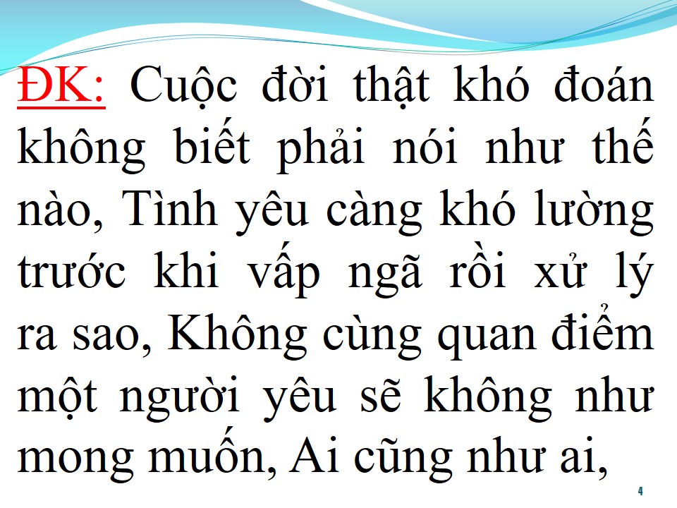 Lời bài hát KHÓ ĐOÁN