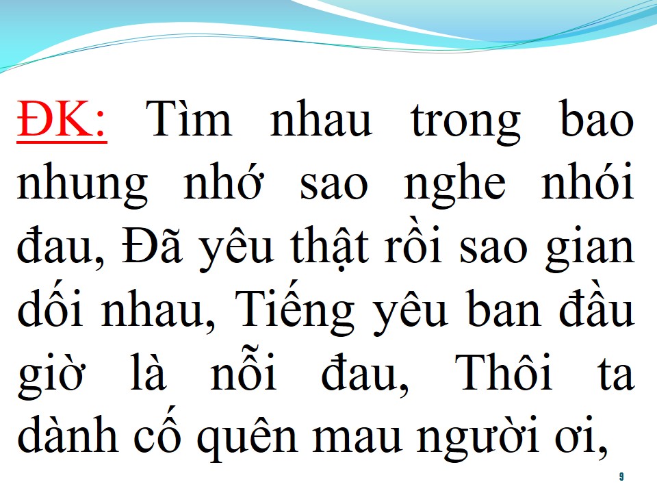 Lời bài hát NẾU NHƯ NGÀY ĐÓ