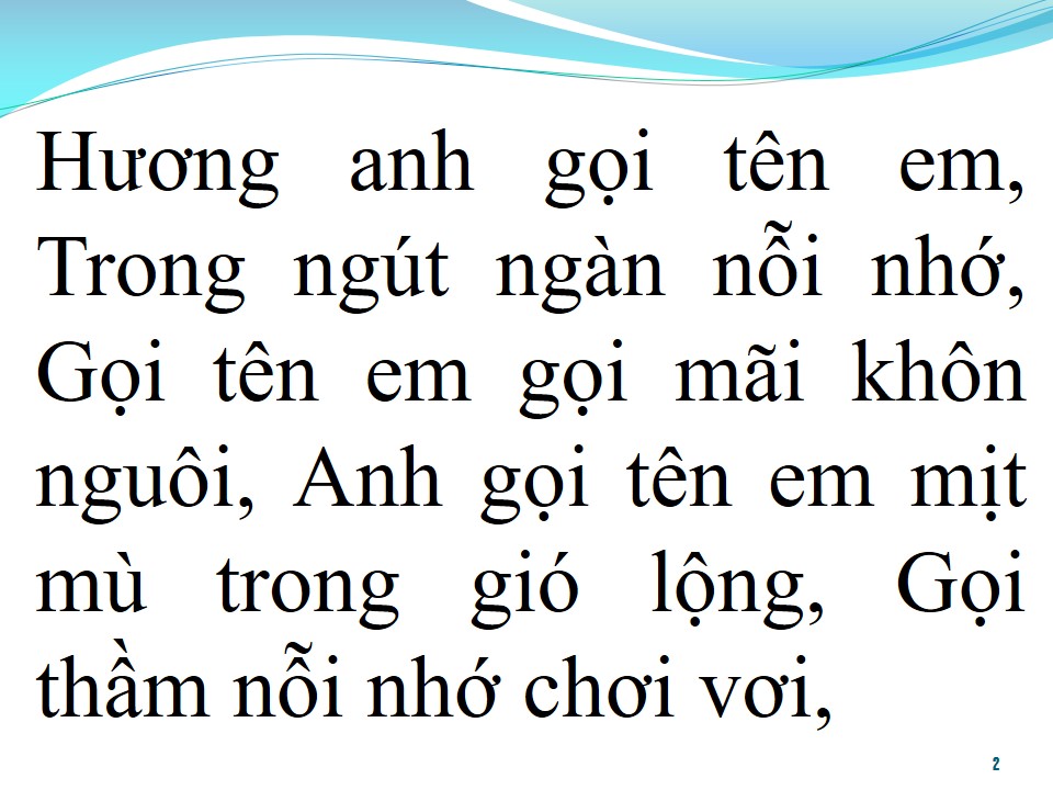 Lời bài hát HƯƠNG
