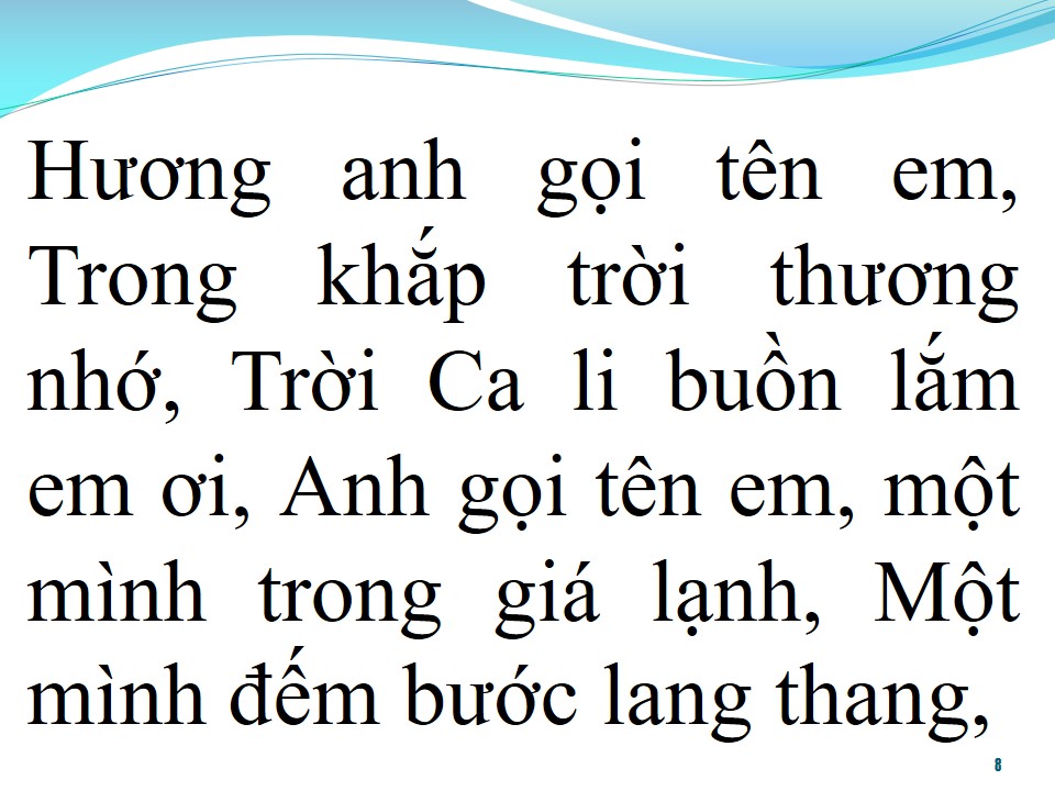 Lời bài hát HƯƠNG