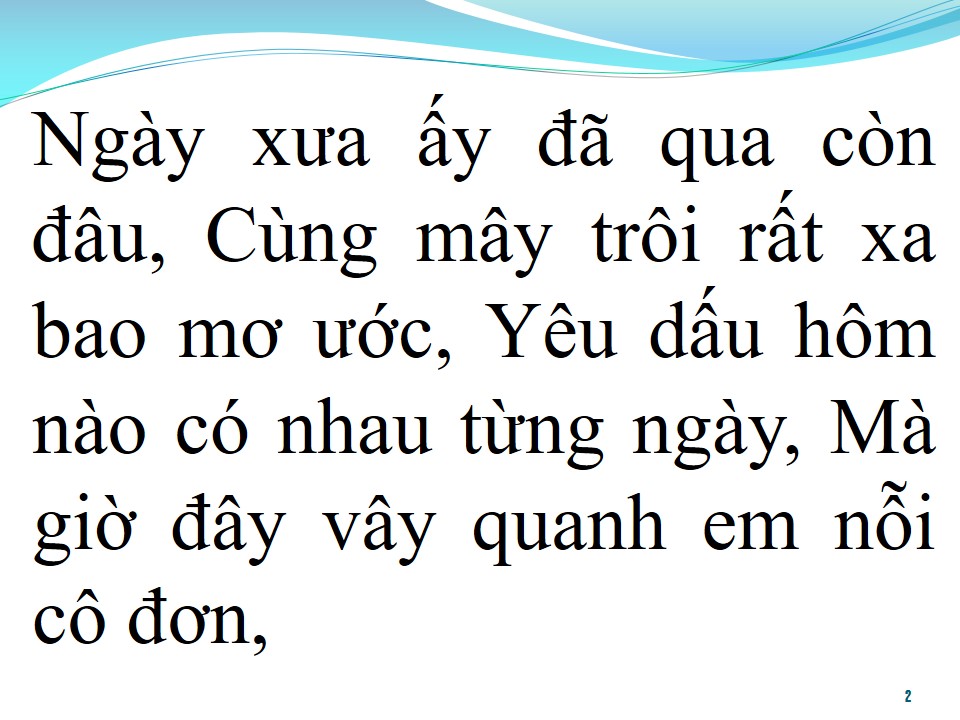 Lời bài hát THÔI ĐỪNG CHIÊM BAO