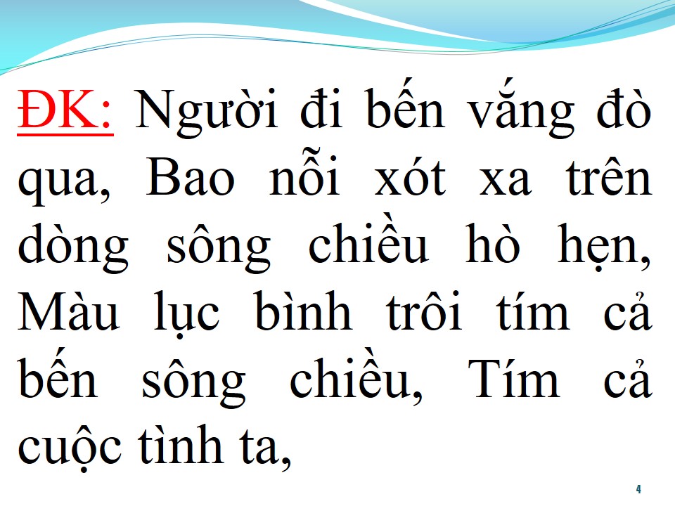 Lời bài hát CHIỀU TÍM BÔNG LỤC BÌNH
