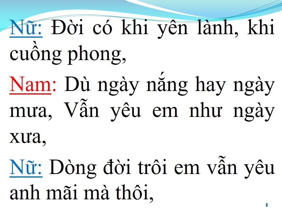 Lời bài hát YÊU MÃI NGÀN NĂM (SONG CA)