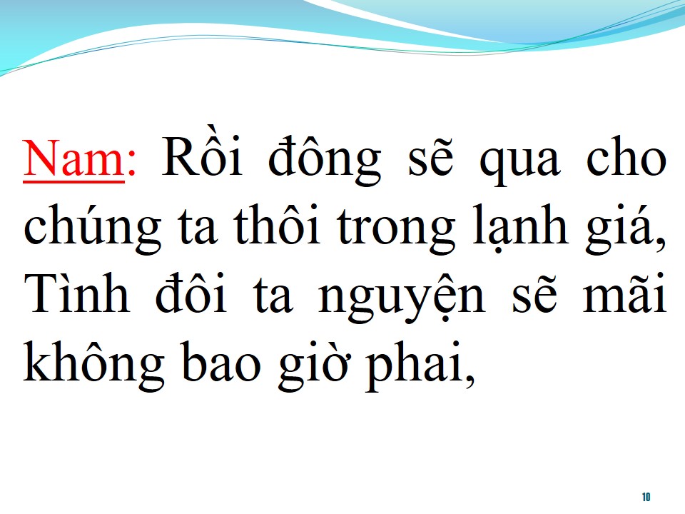 Lời bài hát YÊU MÃI NGÀN NĂM (SONG CA)