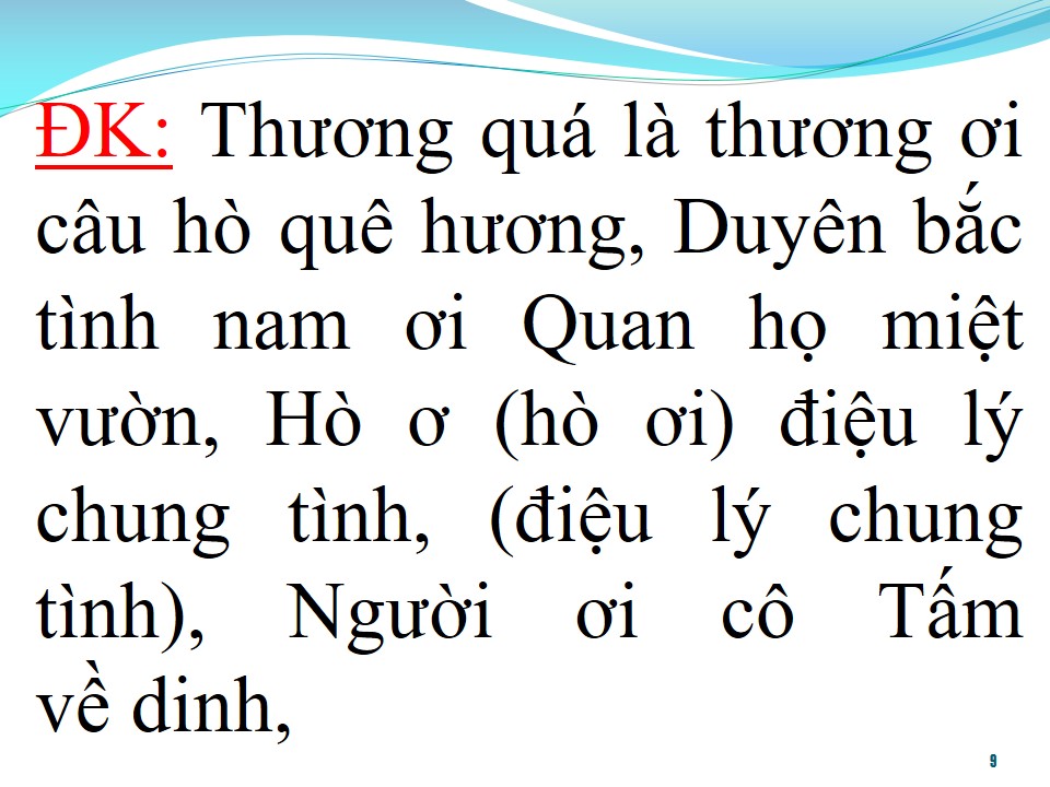Lời bài hát DUYÊN BẮC TÌNH NAM