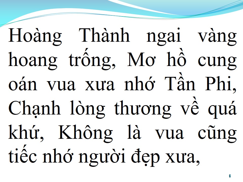 Lời bài hát NHỚ TẦN PHI