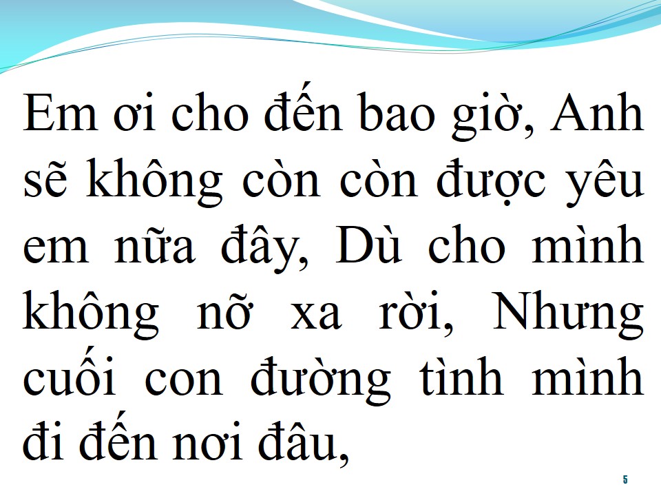 Lời bài hát LỠ YÊU NGƯỜI