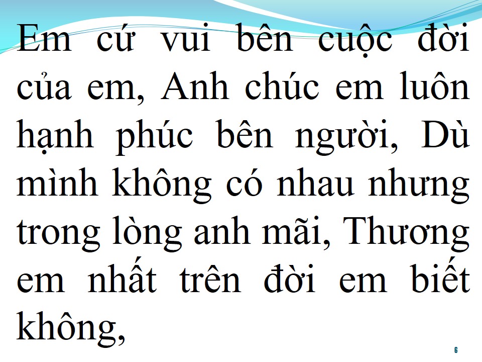 Lời bài hát LỠ YÊU NGƯỜI