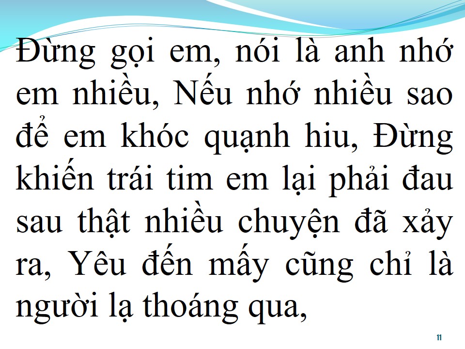 Lời bài hát NGƯỜI LẠ THOÁNG QUA